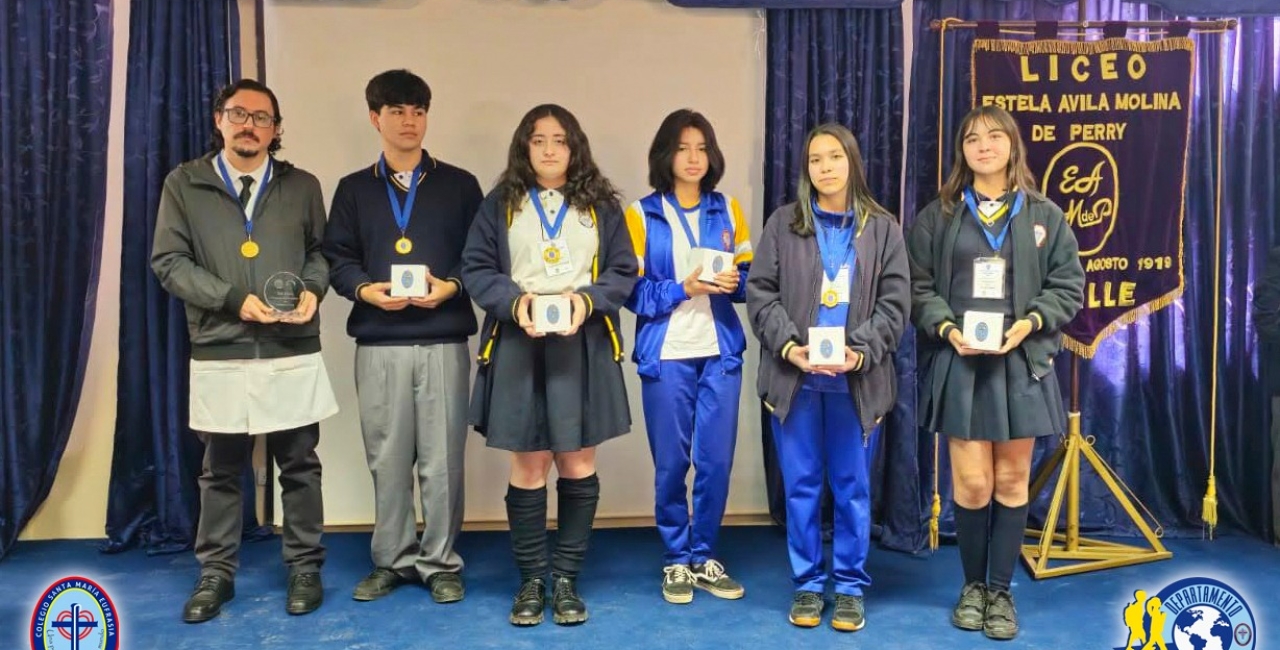 Alumnos/as del Colegio Santa María Eufrasia ganaron el 3° lugar en Competition Vocabulary Game